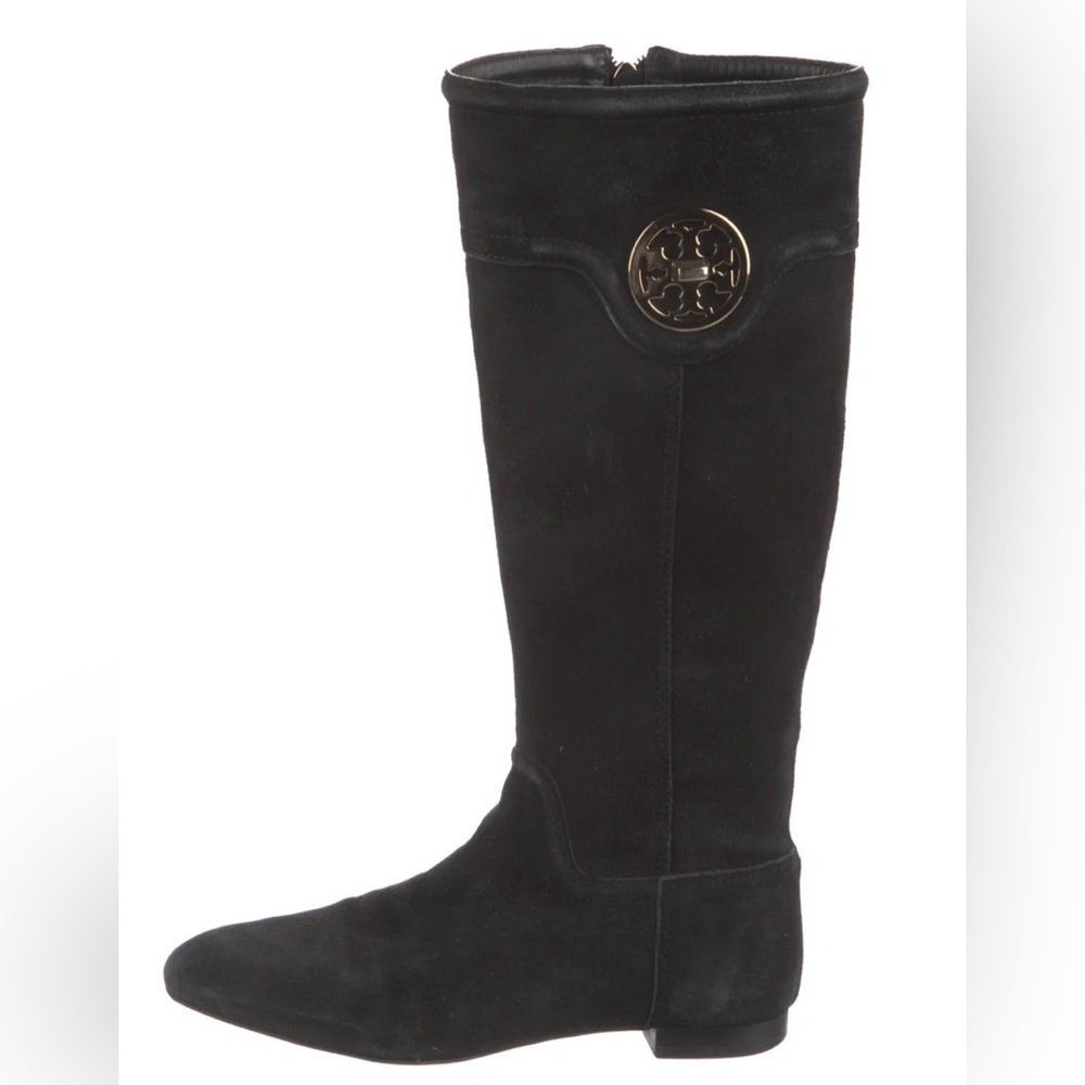 Tory Burch Suede Riding Boots